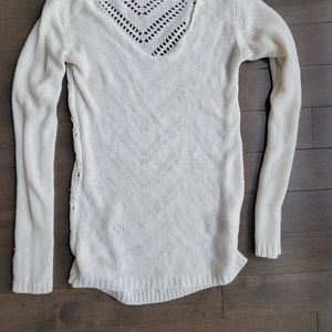 Lord and Taylor crochet long shirt